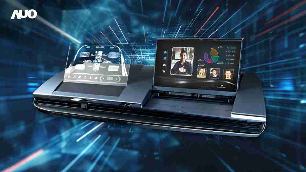 至成国际Micro LED Display HMI解决方案打造透明Micro LED前座仪表，，，，呈现信息并保留驾驶视野开阔；亦为副驾驶座乘客打造收放自如的Micro LED屏幕，，，在不影响显示质量的前提于显示区内建镜头，，，让用户能与视讯对象直接眼神接触，，，提供绝佳的双向沟通体验